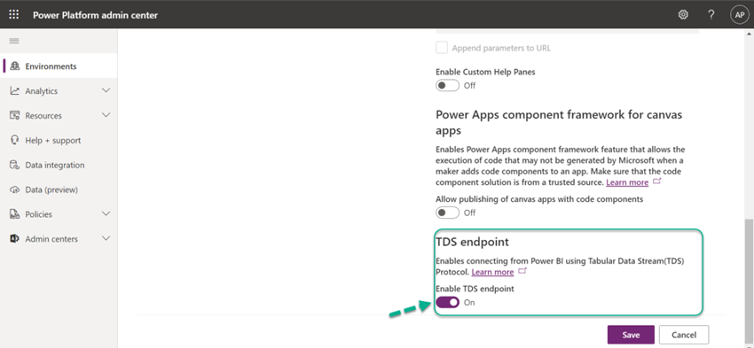 What is TDS and how to enable TDS in Dynamics 365 CE online